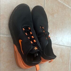 Nike Air Max Black with Orange Highlights